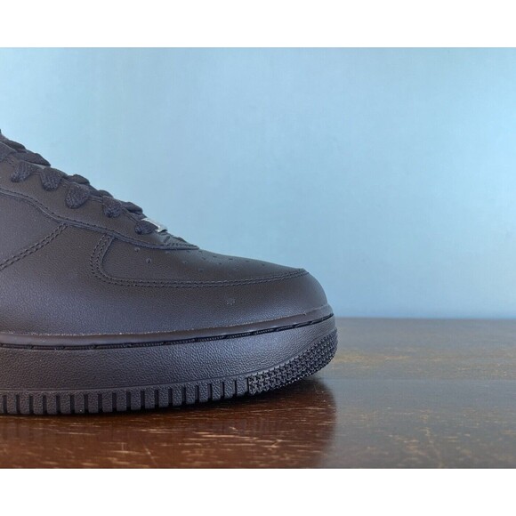 Nike Air Force 1 Low x Supreme Triple Black Men's Size 11 CU9225-001 - Picture 5 of 11